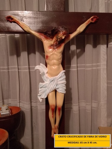 CRISTO DE FIBRA DE VIDRIO 5