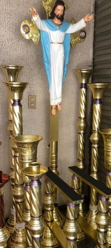 CRISTO DE FIBRA DE VIDRIO 6