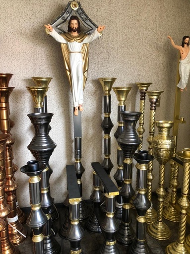 CRISTO DE FIBRA DE VIDRIO 7