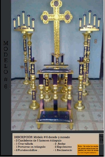 CAPILLA TRADICIONAL MODELO 6 - 14