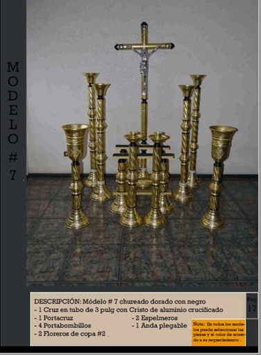 CAPILLA TRADICIONAL MODELO 7 - 17